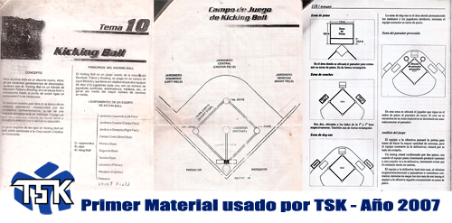 Primer Material usado por TSK en el ao 2007